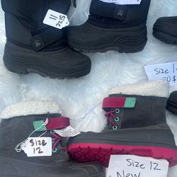 SNOW BOOTS !!!⛄️  Pick Up Downtown La Little Tokyo Area ..  Pictures Have Prices They Are Between $20 Most Of Them And $30 For The BLACK KAMIK BOOTS 
