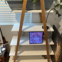 Ladder Bookshelf A Shape Plant Holder 