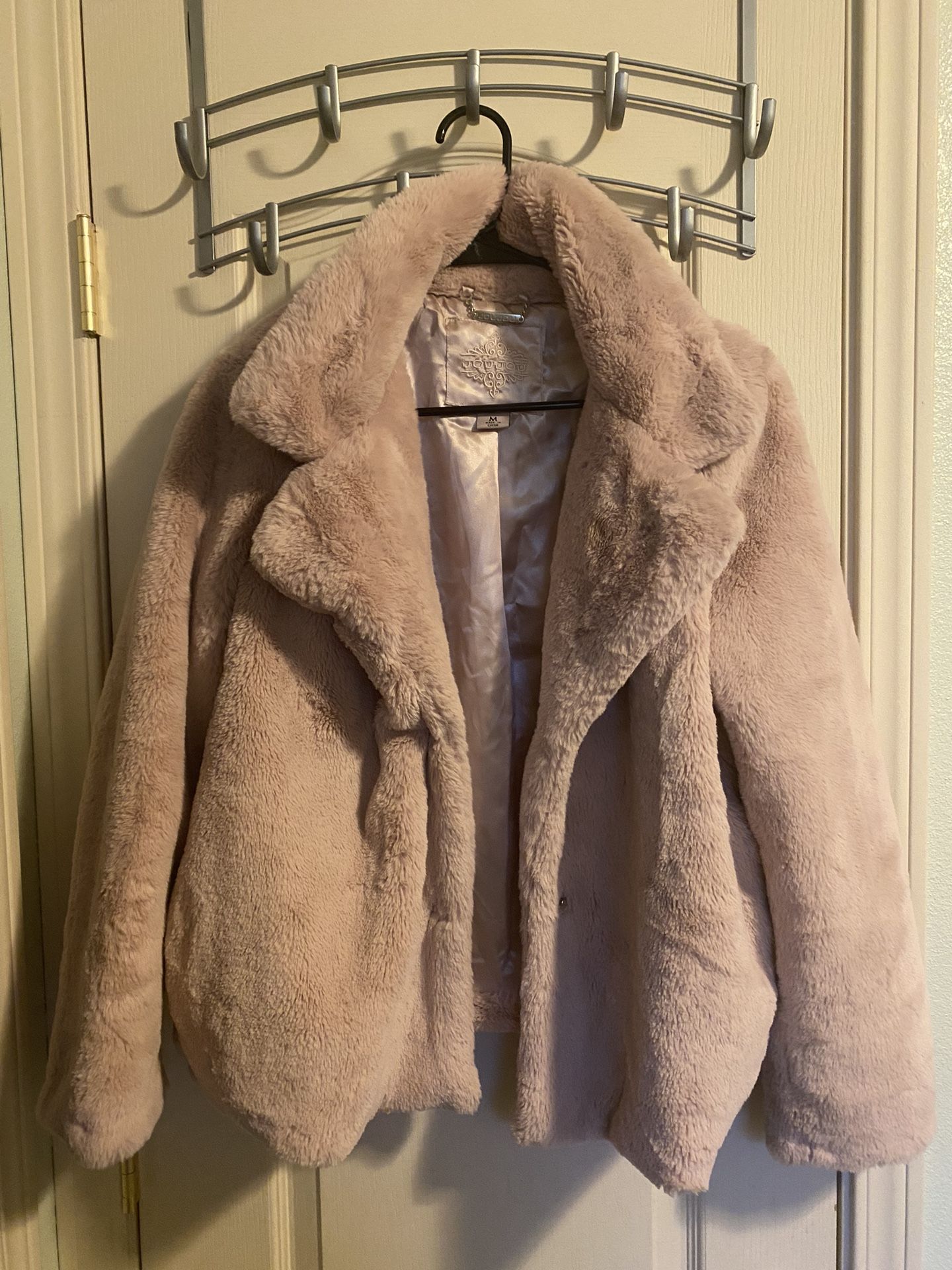 JOUJOU, Pink Fur Coat, Medium