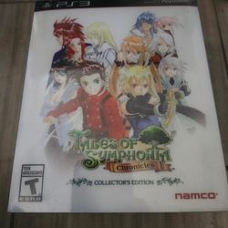 NEW Tales Of symphony Chronicles PS3 Collector's Edition 