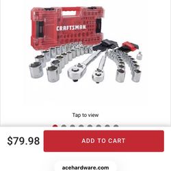 Craftsman Versastack 1/4 and 3/8 in. drive Metric and SAE Mechanic's Tool Set 71 pc
