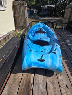 Tandem kayak with all the necessities.  Can sell separately