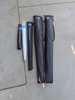 Parabolic Umbrellas And Soft Box Set x 5 (42" - 58")