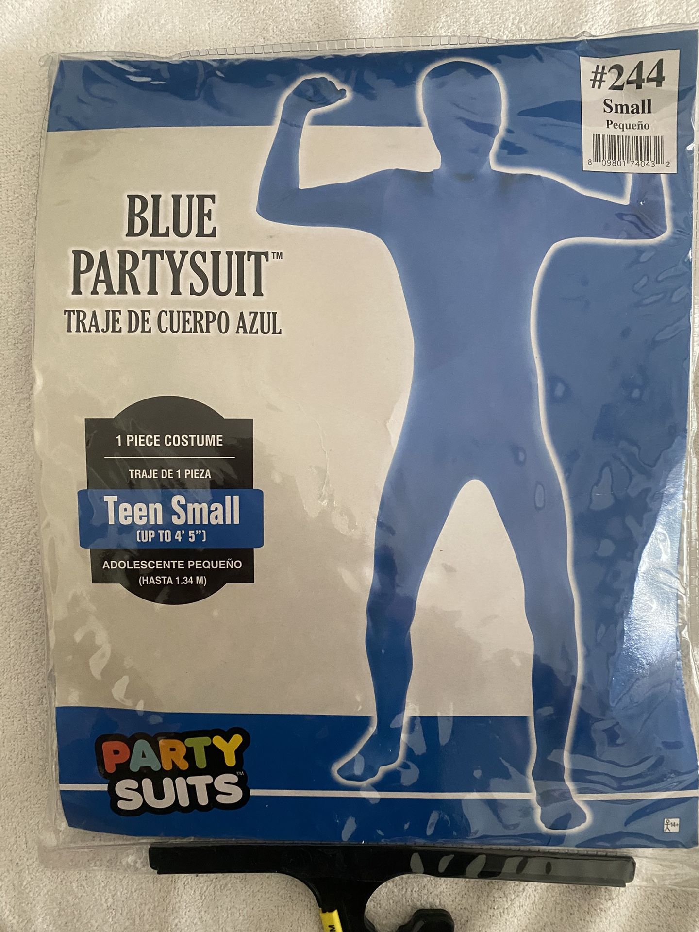 Costume Disfraz Kid Niño Blue Party Suit Halloween