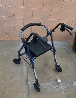 4-Wheel Rollator Walker with Seat