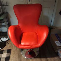Red Makeup Vanity Chair