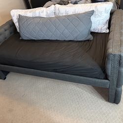 Gray Twin Day Bed and Mattress