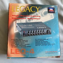 Legacy 7 band equalizer amplifier 2000 watts ultra slim high power dual channel