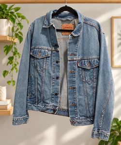 Levis Men’s Denim Jean Jacket size M barely used