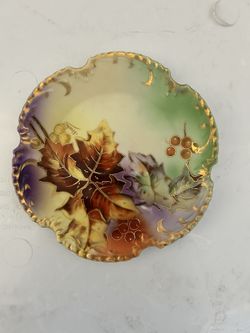 Royal Munich Bavaria hand-painted porcelain plate