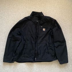 Vintage Carhartt Mens Black Quilted Work Jacket