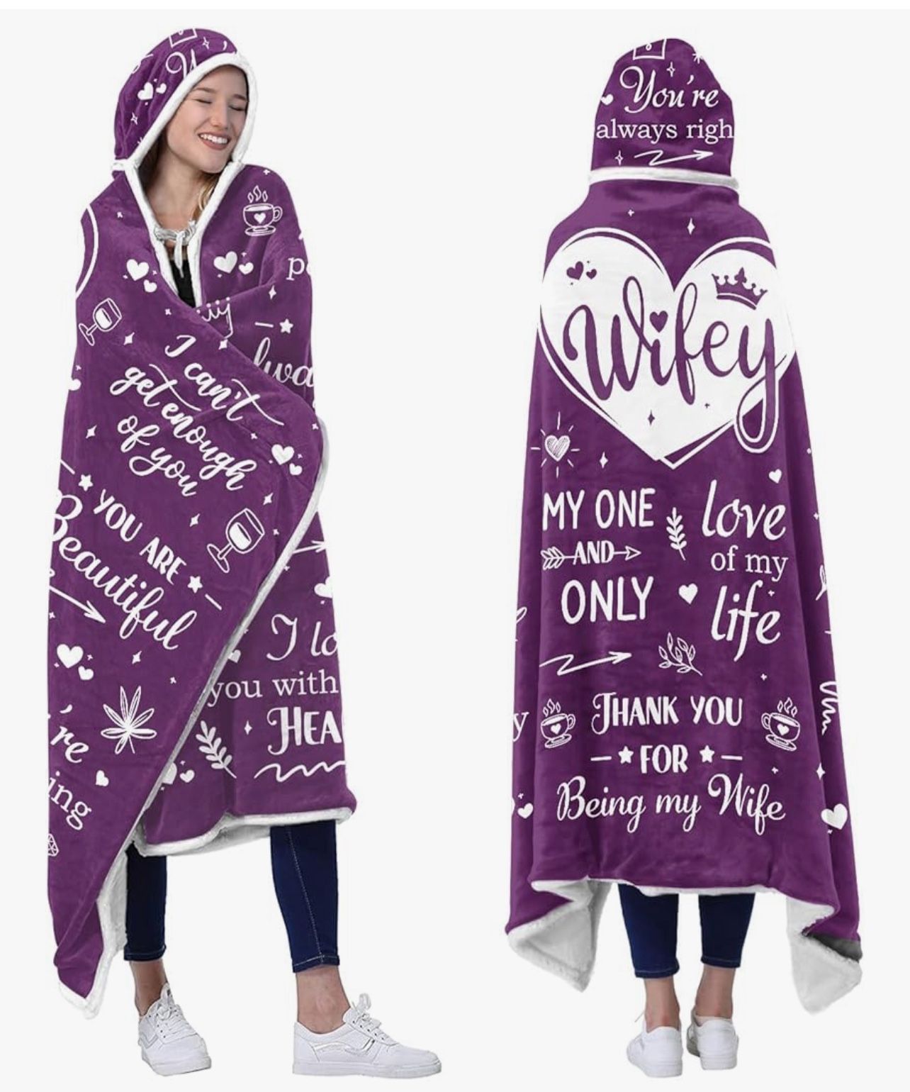 Wifey Hooded Blanket π