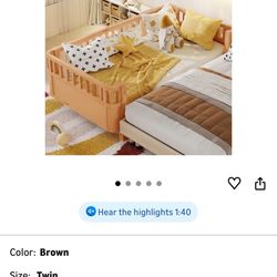 Twin Bed Frame With Mattress 