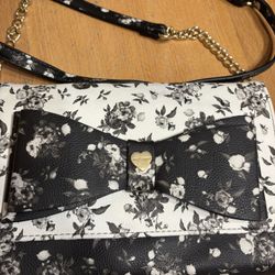Betsey Johnson Crossbody Flower Purse 