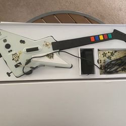 Guitar Hero Xplorer Xbox 360 Red Octane Wired Controller w/ original box Tested