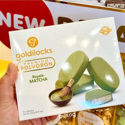 Philippines Goldilocks Premium Polvoron (Matcha Flavored)