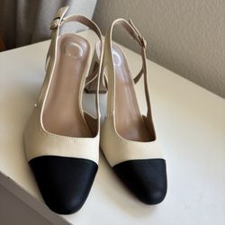 Slingback Pumps - Color Block 