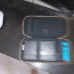 Nintendo switch with a Zelda case