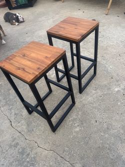 Pair of bar stools