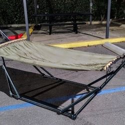 Heavy Duty Hammock w/ Steel Stand – 600 lb Capacity – Outdoor Patio