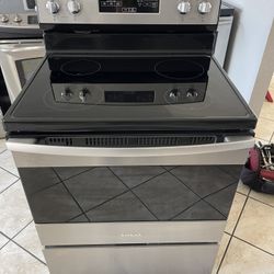 Amana Electric Stove Stainless Steel 