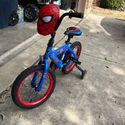 Boys Toddler Spiderman Bike