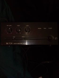 Mixer Amplifier By TOA BG-235