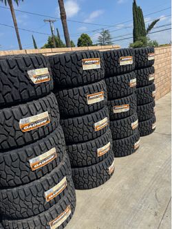 33x12.50r20 Arroyo MT tires nuevas con 50,000 millas de garantía las 4