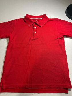 French Toast school red polo shirt, size XL (14/16), boys'