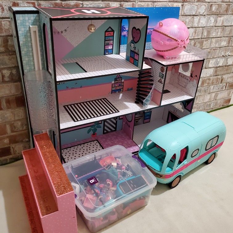 New, PRICE FIRM, L.O.L. Surprise! O.M.G. House – Real Wood Doll House with  85+ Surprises for Sale in Laceys Spring, AL - OfferUp