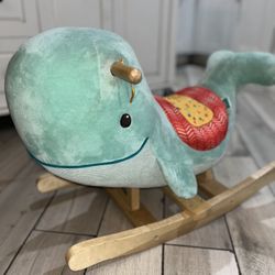 Wooden Whale Rocker