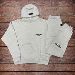 Essentials Hoodie And Pants Light Oatmeal 