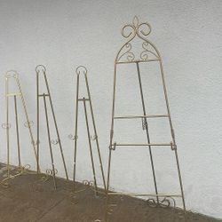 Gold Canvas Easels