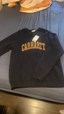 Carhartt university script knit sweater