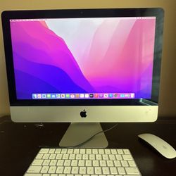 Late 2013 iMac 21.5 Inch 1.6Ghz i5 8GB 1TB (keyboard Included / Not Mouse)