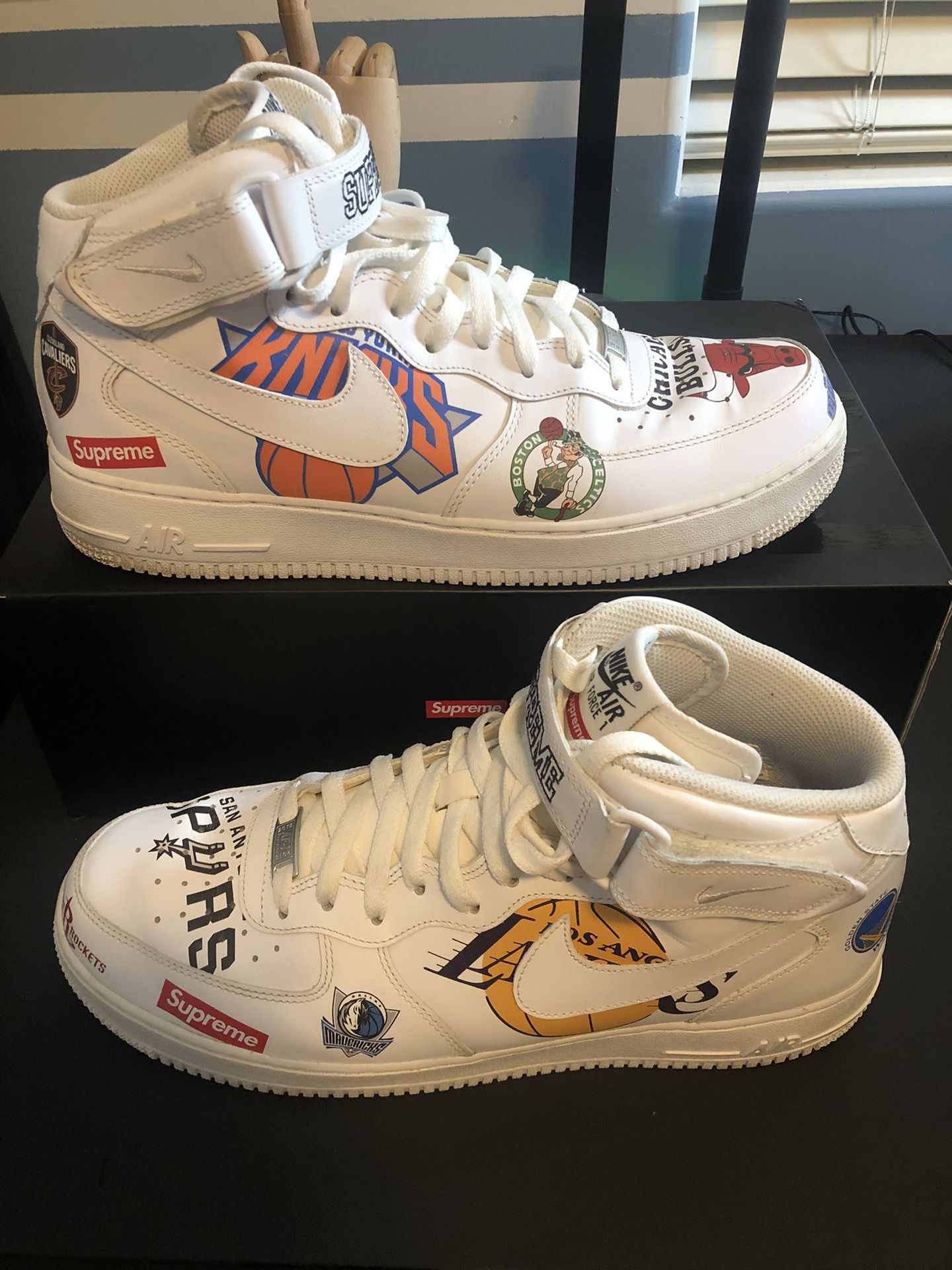 Supreme NBA Nike Air Force 1 Mid (11.5) for Sale in Los Angeles