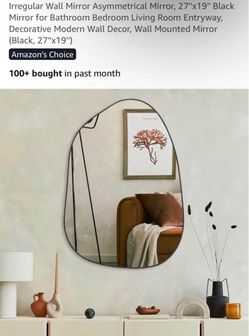 Asymmetrical Wall Mirror