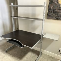 Modern Industrial Style Office Desk and Chair Set