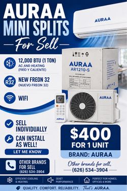 1 Ton Mini Split AC Unit 12000 BTU