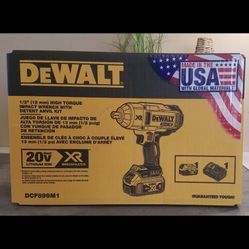 Dewalt DCF899M1 1 2 High Torque Impact Wrench New Battery Charger Travel Bag for Sale in New York NY OfferUp
