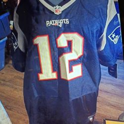 NIKE NFL APPAREL NEW ENGLAND PATRIOTS " TOM BRADY" #12  SIZE 56