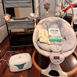 Baby Swing, Wipe Warmer, Cart 