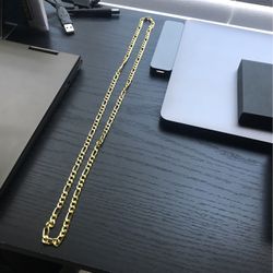 Figaro Link Chain Gold Plated
