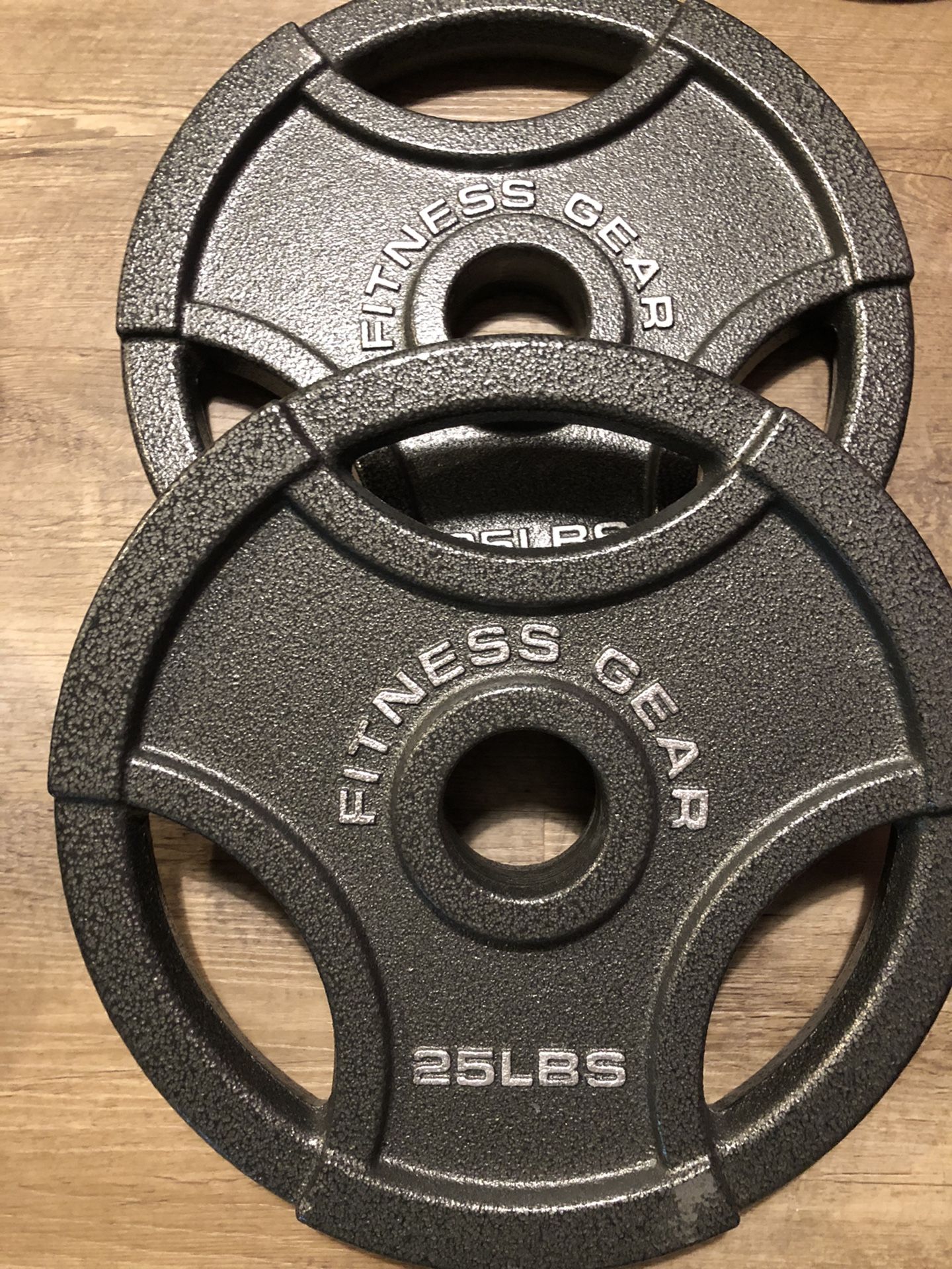 2x 25lb Plates For Olympic Barbell