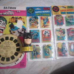 vintage 80s batman collectables