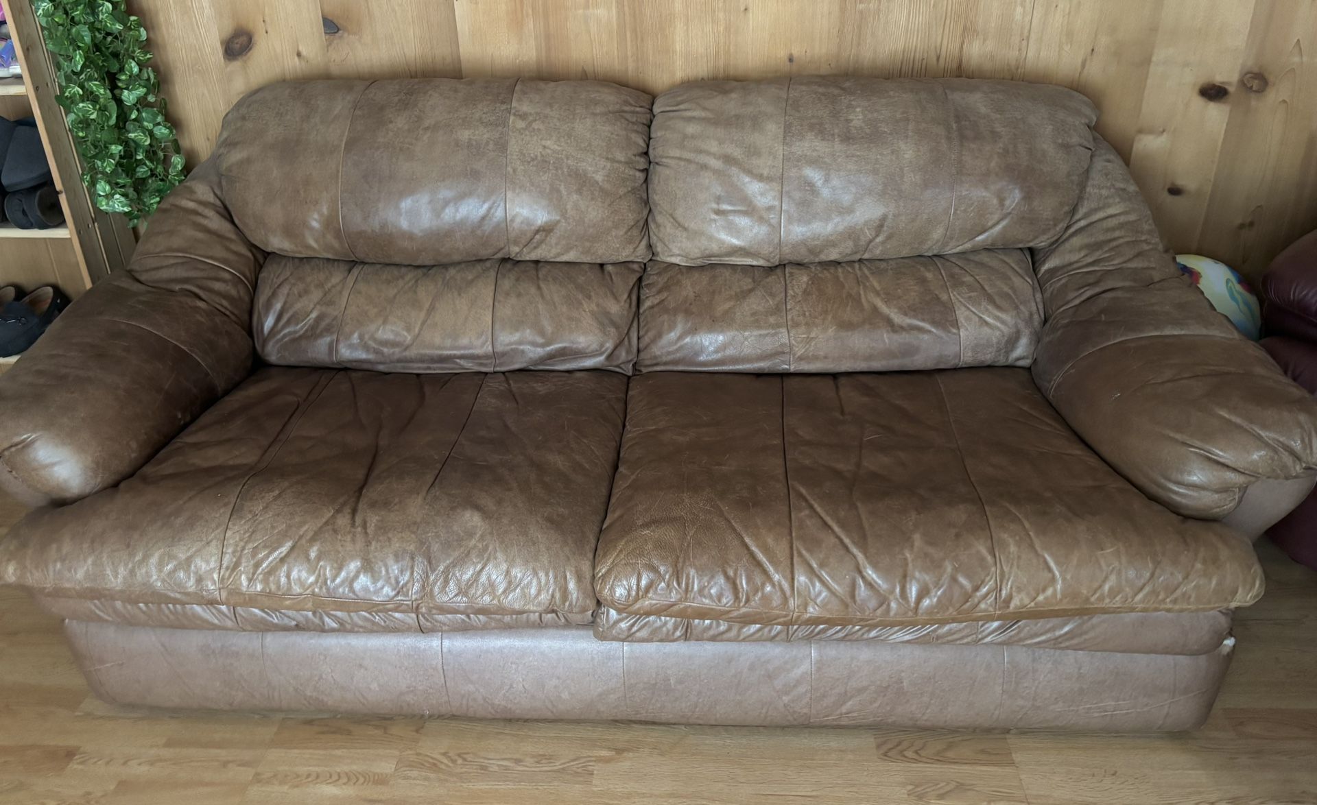 Leather Sofa For FREE
