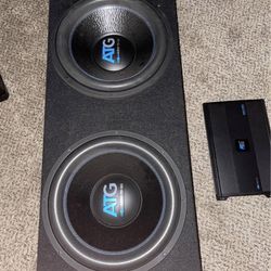 2 15inch Subwoofers With 6500 Watt Amp 