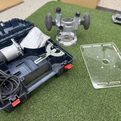 Bosch Palm Router And Accessories