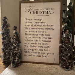 Christmas Lot 3 Trees And Art