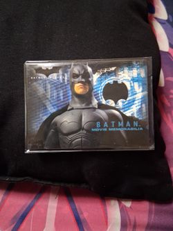 Piece Of Batman's Costume From Batman Begins
